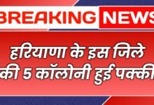 हरियाणा में इस जिले की 5 कॉलोनी हुई पक्की, सरकार ने जारी की अधिसूचना 6 1000032902